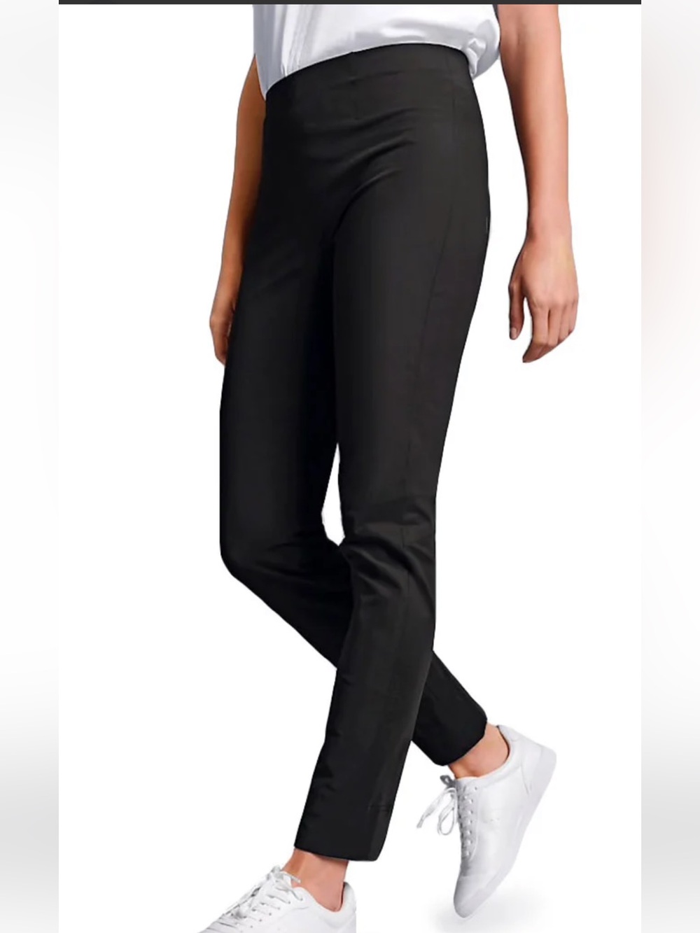 Raffaello Rossi Penny 7/8 Pant | The Perfect Slim Leg in Black Size 38(US6-8)